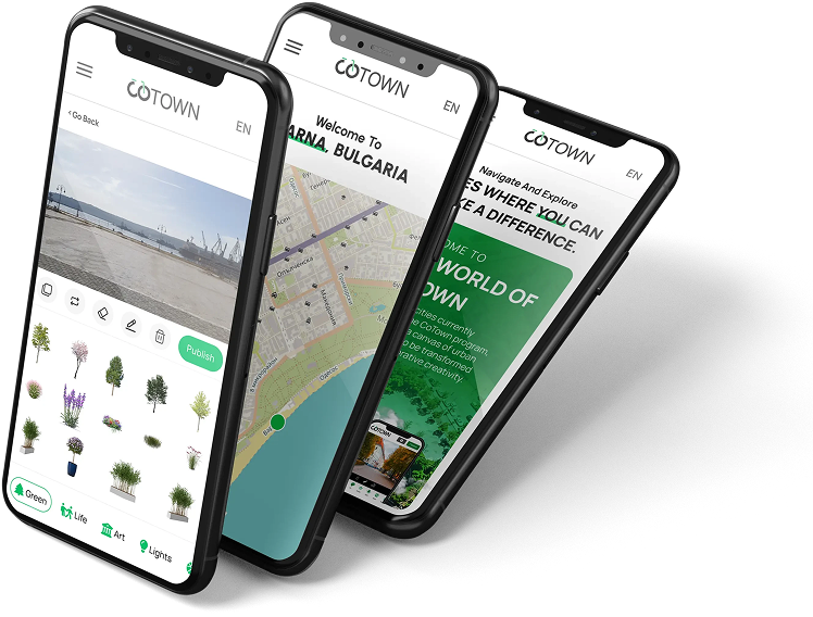 CoTown App Mockup
