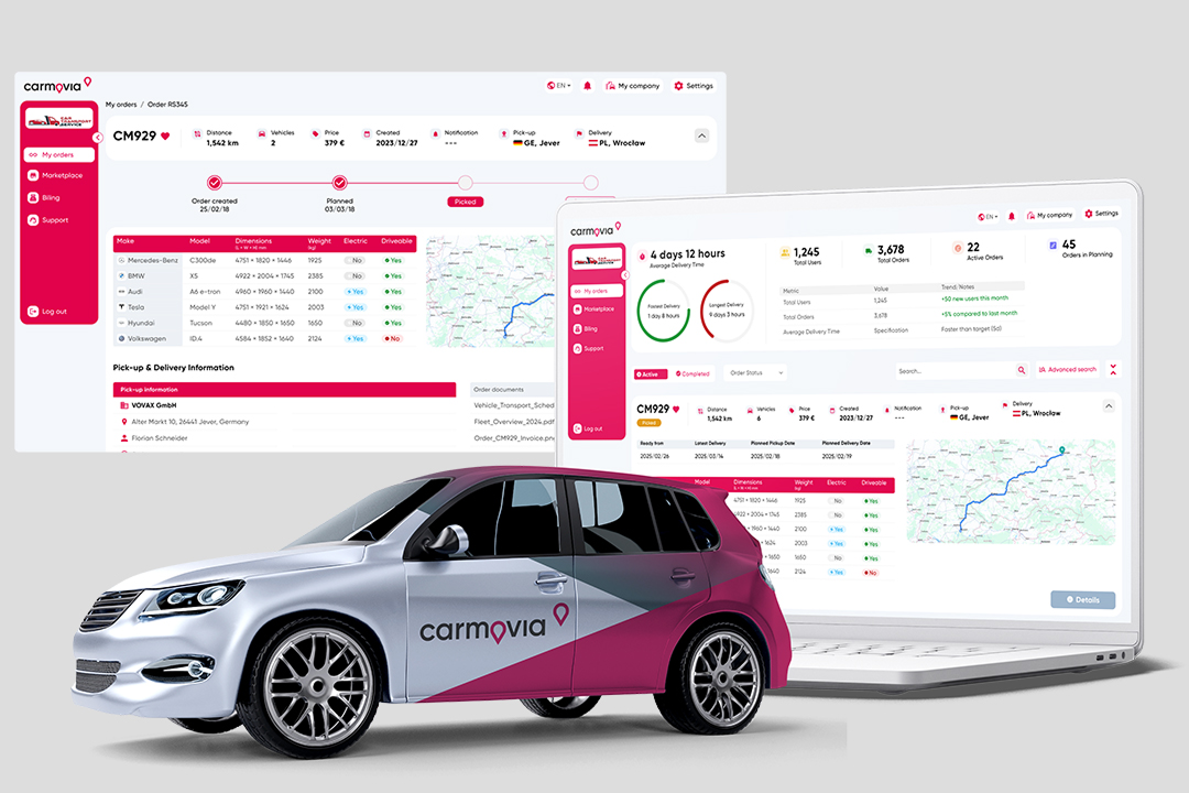 Carmovia Web App