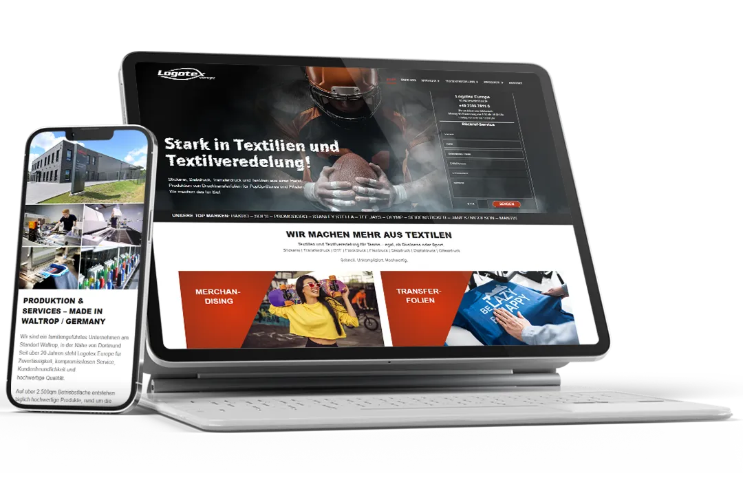 Textile Printing Logotex Website