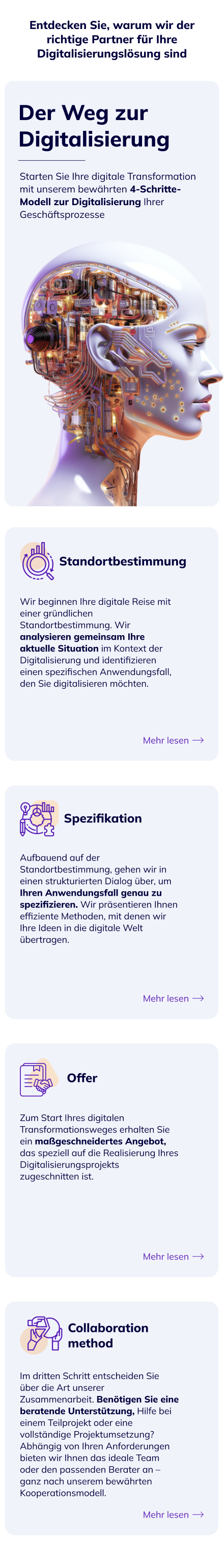 Scrolling content